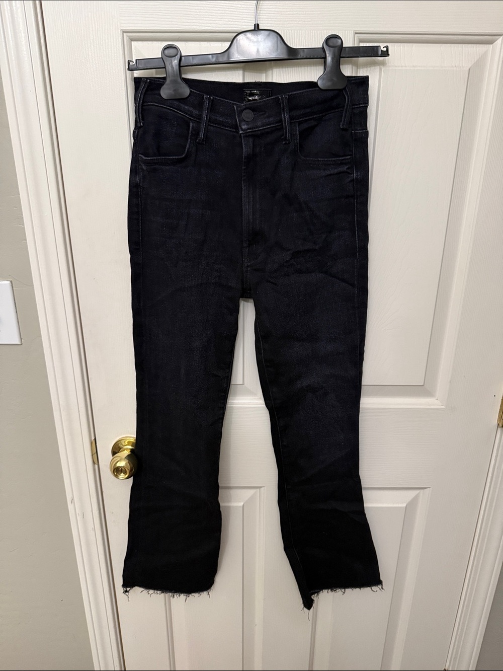 MOTHER Black Slim Straight Women's Jeans